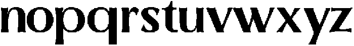 Noir Amour Bold otf (700) Font LOWERCASE
