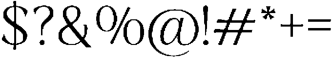 Noir Amour Light otf (300) Font OTHER CHARS