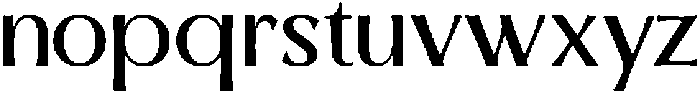 Noir Amour Medium otf (500) Font LOWERCASE