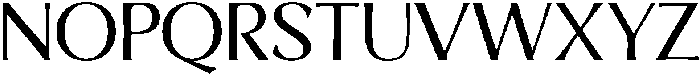 Noir Amour Regular otf (400) Font UPPERCASE