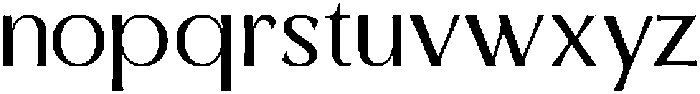 Noir Amour Regular otf (400) Font LOWERCASE