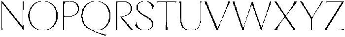 Noir Amour Thin otf (100) Font UPPERCASE