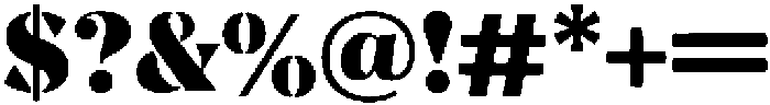 Noir Cut Regular otf (400) Font OTHER CHARS