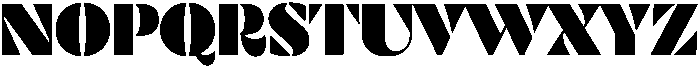 Noir Cut Regular otf (400) Font UPPERCASE