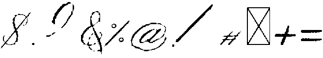 Noir Ink Regular otf (400) Font OTHER CHARS