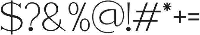 Noir Point Regular otf (400) Font OTHER CHARS