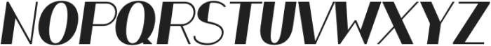 Noirel Italic otf (400) Font UPPERCASE