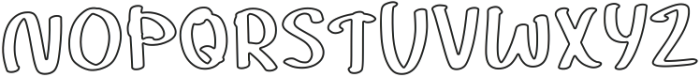 Noisy Echo Outline ttf (400) Font UPPERCASE