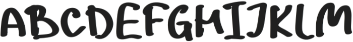 Noisy Echo Regular otf (400) Font UPPERCASE