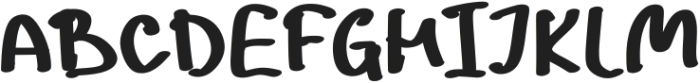 Noisy Echo Regular ttf (400) Font UPPERCASE