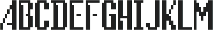 NoisyPixels ttf (400) Font UPPERCASE