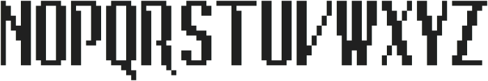 NoisyPixels ttf (400) Font UPPERCASE