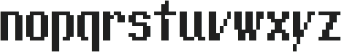 NoisyPixels ttf (400) Font LOWERCASE