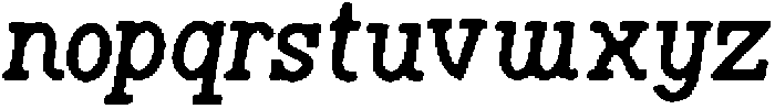 Nojo ttf (400) Font LOWERCASE