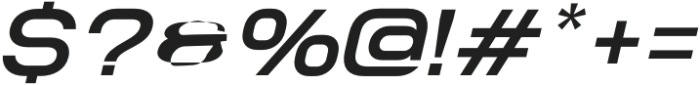 Nokia Expanded Italic Medium otf (500) Font OTHER CHARS