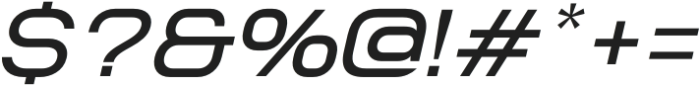 NokiaExpandedItalic-Regular otf (400) Font OTHER CHARS