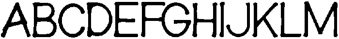 Nokude ttf (400) Font UPPERCASE