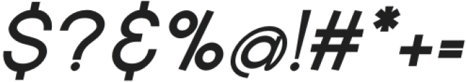 Noland Bold Italic otf (700) Font OTHER CHARS