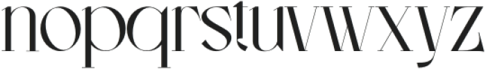 Noleum Display Serif Regular otf (400) Font LOWERCASE