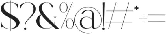 Nolira otf (400) Font OTHER CHARS