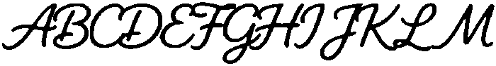 Nomad Ink Regular otf (400) Font UPPERCASE