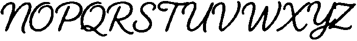 Nomad Ink Regular otf (400) Font UPPERCASE