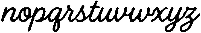 Nomad Ink Regular otf (400) Font LOWERCASE
