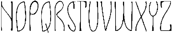 Nomad Kalari Thin otf (100) Font UPPERCASE