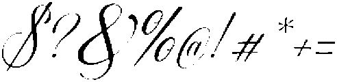 Nomesyl Bridella Italic otf (400) Font OTHER CHARS