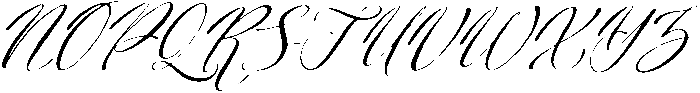 Nomesyl Bridella Italic otf (400) Font UPPERCASE