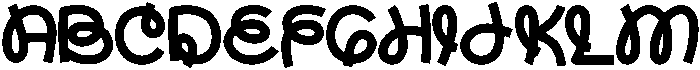Noodle Factory otf (400) Font UPPERCASE