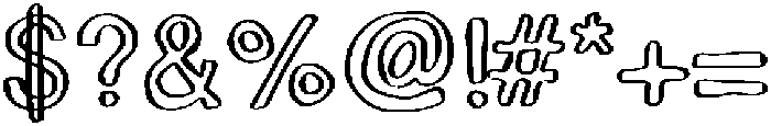Noodle Nib Medium otf (500) Font OTHER CHARS