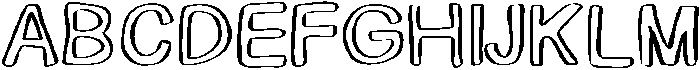 Noodle Nib Medium otf (500) Font UPPERCASE