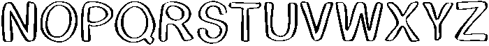 Noodle Nib Medium otf (500) Font UPPERCASE