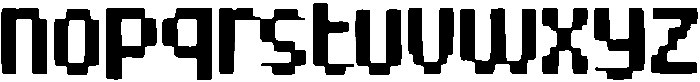 Noqegi ttf (400) Font LOWERCASE