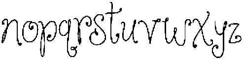 NoraJean-Regular otf (400) Font LOWERCASE