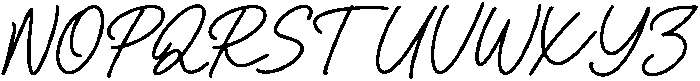 Norayne Adriella otf (400) Font UPPERCASE