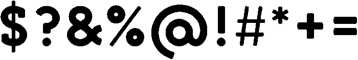 Nord  Black otf (900) Font OTHER CHARS
