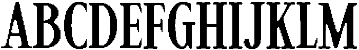 Nord Wood Regular otf (400) Font UPPERCASE