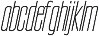 Nordams Light Italic otf (300) Font LOWERCASE