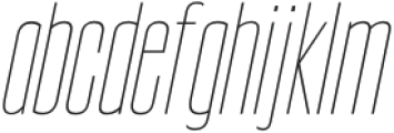 Nordams Thin Italic otf (100) Font LOWERCASE