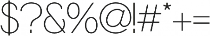 Nordeco Cyrillic Light otf (300) Font OTHER CHARS