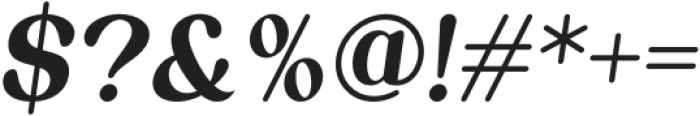 Nordhin Italic otf (400) Font OTHER CHARS