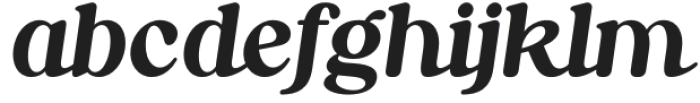 Nordhin Italic otf (400) Font LOWERCASE