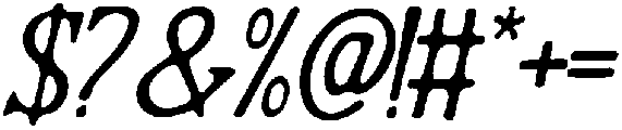 Nordic Italic otf (400) Font OTHER CHARS
