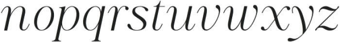 Nordic Italic otf (400) Font LOWERCASE