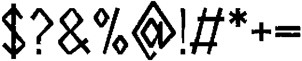 Nordic Omen otf (400) Font OTHER CHARS