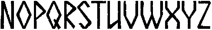 Nordic Omen otf (400) Font UPPERCASE