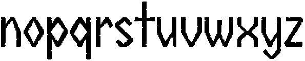 Nordic Omen otf (400) Font LOWERCASE