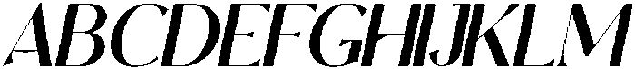 Nordigh Italic otf (400) Font UPPERCASE